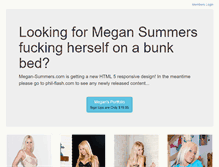 Tablet Screenshot of megan-summers.com